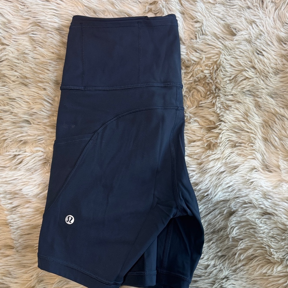 lululemon athletica Women's Dark Blue Bike Shorts